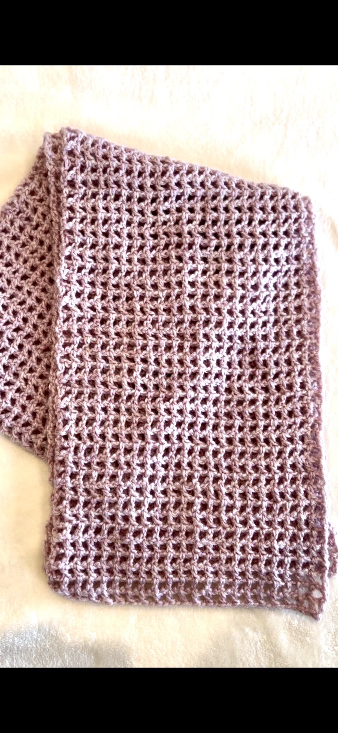 Crochet a Lacey Scarf (Beginners)